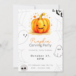 Invitación Fiesta de Calabaza de Jack-O' Lantern
