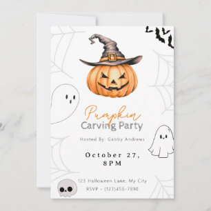 Invitación Fiesta de Calabaza de Jack-O' Lantern