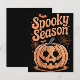 Invitación Fiesta de calabaza de temporada espeluznante