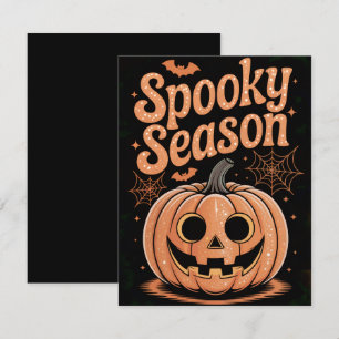Invitación Fiesta de calabaza de temporada espeluznante