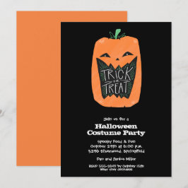 Invitación Fiesta de calabaza Halloween