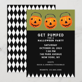 Invitación Fiesta de calabazas de Halloween