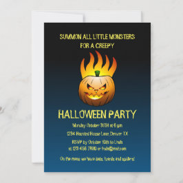 Invitación Fiesta de calabazas de Halloween