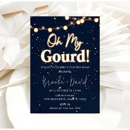 Invitación ¡Fiesta De Calentamiento De Hogares Oh Mi Gourd! B