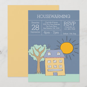 Invitación Fiesta de calentamiento de la casa