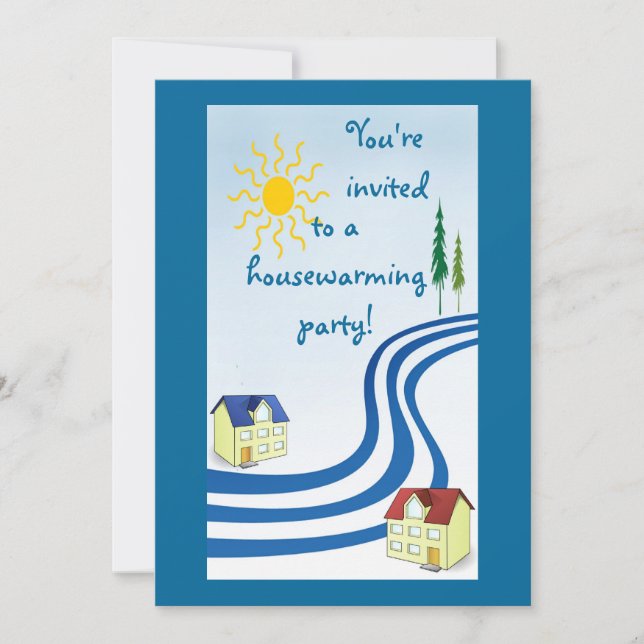 Invitación Fiesta de calentamiento de la casa (Anverso)