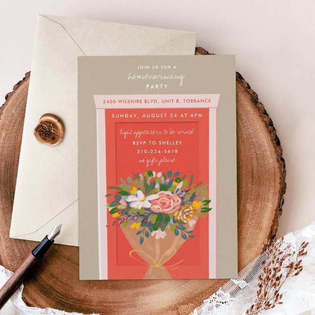 Invitación Fiesta de calentamiento de la casa de la puerta ro (Subido por el creador)