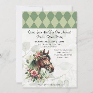 Invitación Fiesta de Carreras de caballos