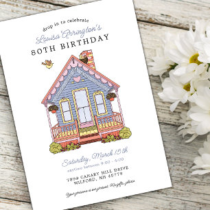 Invitación Fiesta de casa 80.º Aniversario