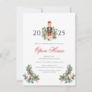 Invitación Fiesta de Casa Abierta del Cascanueces en Navidad