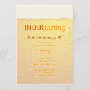 Invitación Fiesta de Cata de Cerveza