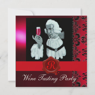 INVITACIÓN FIESTA DE CATA DE VINO DEL SOMMELIER SELLO DE LACR