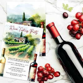 Invitación Fiesta de Cata de Vinos