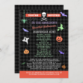 Invitación Fiesta de caza de esquiadores de la pandemia de Ha