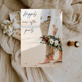 Invitación Fiesta de Celebración de Boda Felices para Siempre