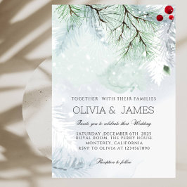 Invitación Fiesta de Celebración de Boda Festiva Rojo Verde D