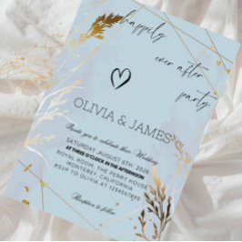 Invitación Fiesta de celebración de boda Fiesta de Felices pa
