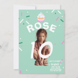 Invitación Fiesta de Celebración de Dígitos Dobles