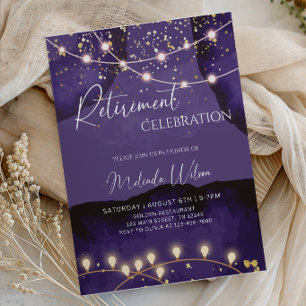 Invitación Fiesta de Celebración de Jubilación en Navidad