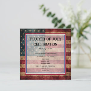 Invitación Fiesta de Celebración del 4 de Julio