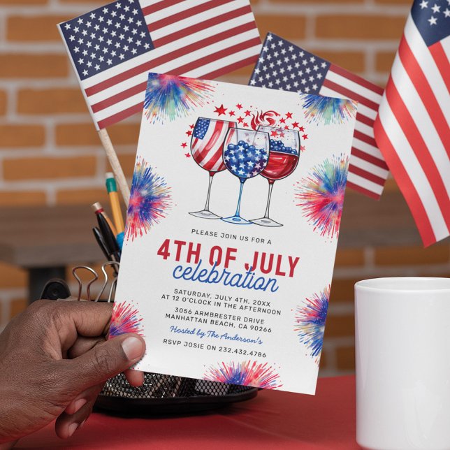 Invitación Fiesta de celebración del 4 de julio (Subido por el creador)