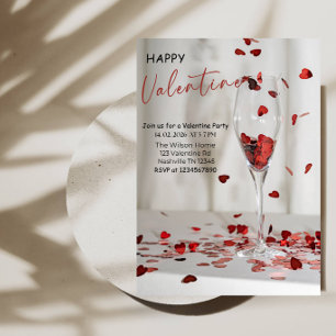 Invitación Fiesta de Celebración del Día de San Valentín Romá