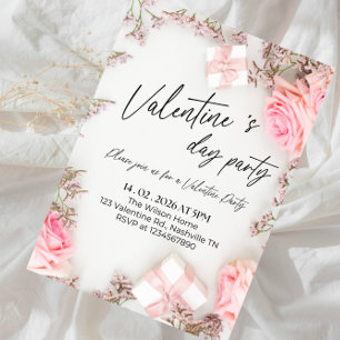 Invitación Fiesta de celebración del Día de San Valentín Swee