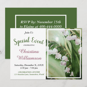 INVITACIÓN FIESTA DE CELEBRACIÓN ESPECIAL INVITAR