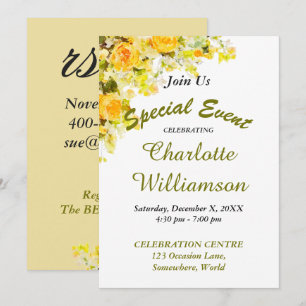 INVITACIÓN FIESTA DE CELEBRACIÓN INVITE DE EVENTO