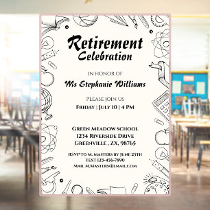 Invitación Fiesta de Celebración para la Profesora Jubilada