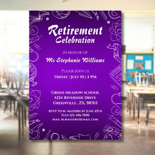 Invitación Fiesta de Celebración para Maestros Jubilados