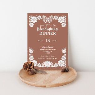 Invitación Fiesta de cena de Día de Acción de Gracias