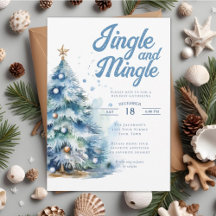 Fiesta de Cena de Navidad Jingle and Mingle