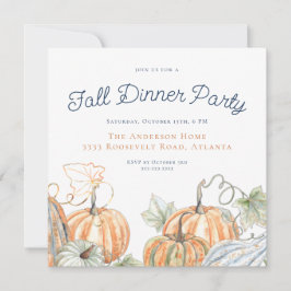Invitación Fiesta de cena de otoño