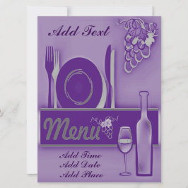 Invitación Fiesta de cena Initations