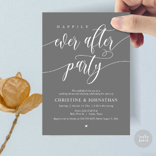 Invitación Fiesta de Cena y Baile Felices para Siempre