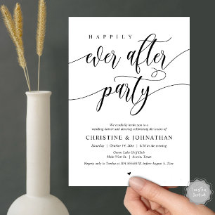 Invitación Fiesta de Cena y Baile Felices para Siempre