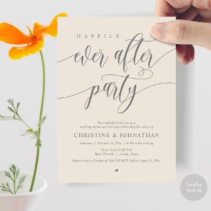 Invitación Fiesta de Cena y Baile Felices para Siempre