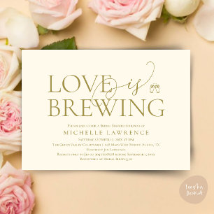 Invitación Fiesta de cerveza de clase ducha de novias, el amo