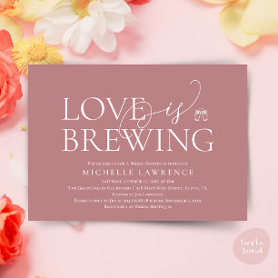 Invitación Fiesta de cerveza de clase ducha de novias, el amo