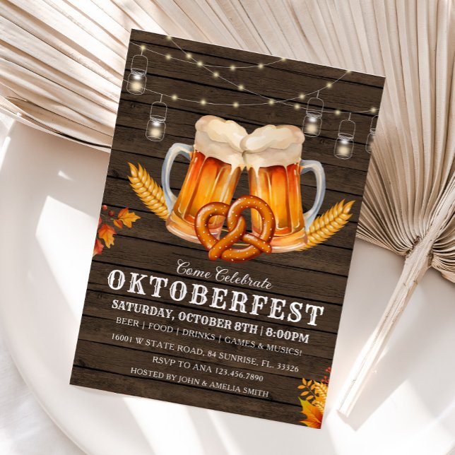 Invitación Fiesta de cerveza, Fiesta de Oktoberfest, (Subido por el creador)