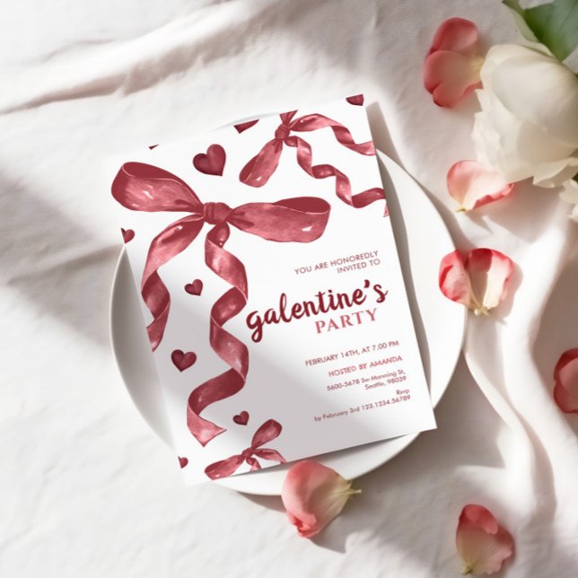 Invitación Fiesta de Chicas de Galentines (Subido por el creador)