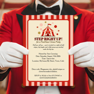 Invitación Fiesta de Circo FunHaus Big-Top