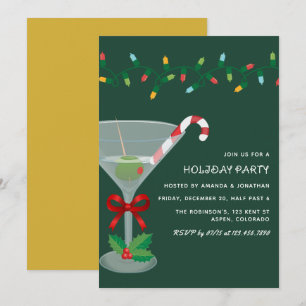 Invitación Fiesta de Cocktail de Navidad en Golden Grove