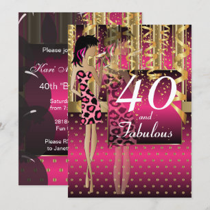 Invitación Fiesta de Cocktail para la Cumpleañera del Cumplea