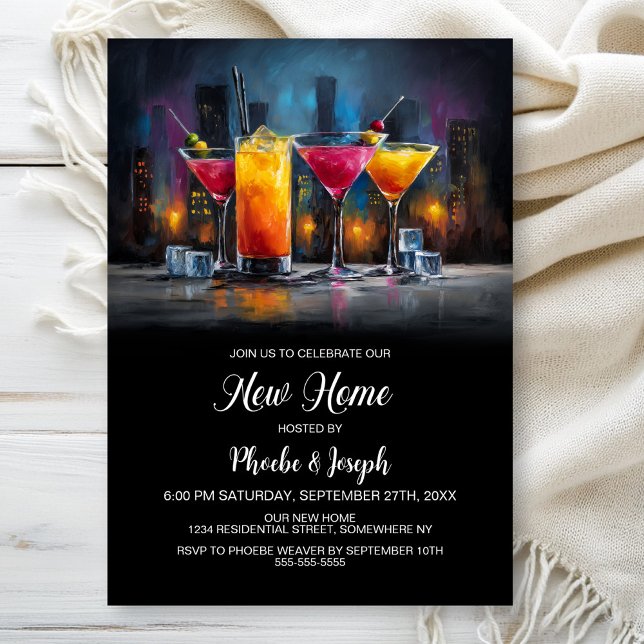 Invitación Fiesta de Cóctel de inauguración de casa (Subido por el creador)