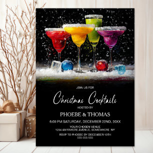Invitación Fiesta de Cóctel de Navidad