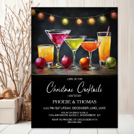 Invitación Fiesta de Cóctel de Navidad