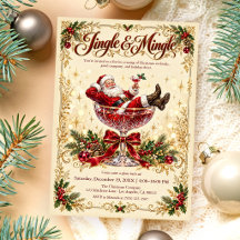 Fiesta de Cóctel de Navidad de Santa Jingle & Ming