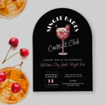 Fiesta de Cóctel del Día de San Valentín Negro par